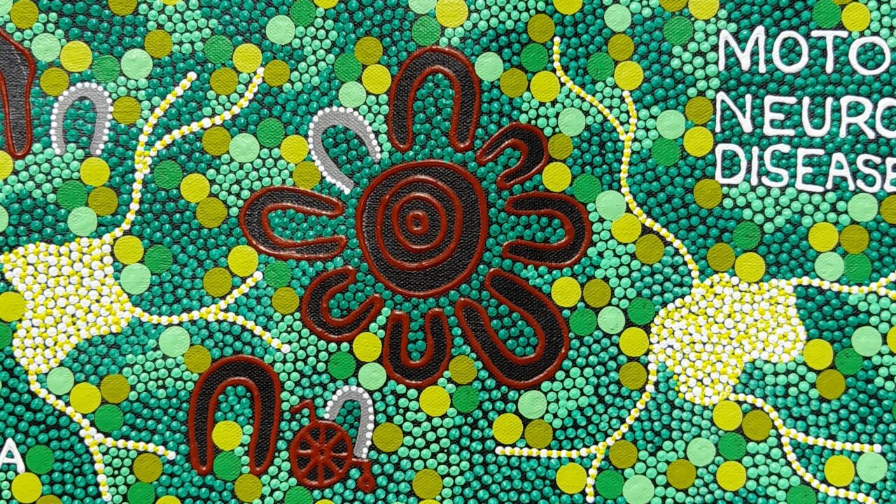 Image of Aboriginal Artwork created by Natalie Austin